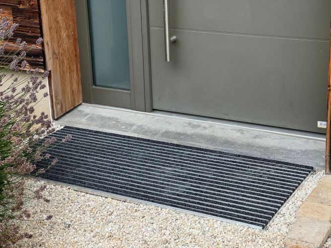 Eingangsmatte 10R + 13 mm  Rahmen - 100cm x 100cm