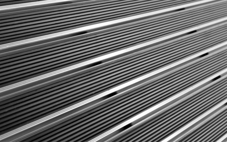 Eingangsmatte auf Aluminiumträgerprofil 17G