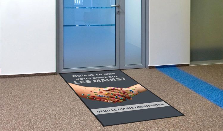 Personalisierte Fußmatte Fußmatte "Hände"